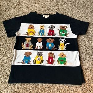 Vintage Bechamel Dog Embroidered Shirt